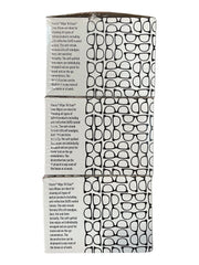 Close-up of Fabric Solution Wipe'N Clear Lens Wipes in packaging