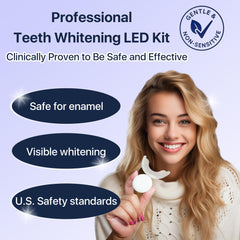 Cordless LED accelerator light for whitening