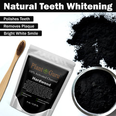 Charcoal powder facial mask for detoxifying skin