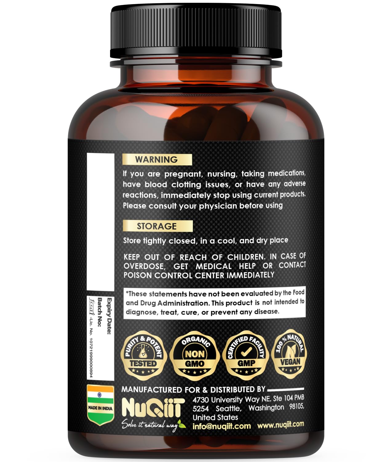 Quality and compliance seals on packaging