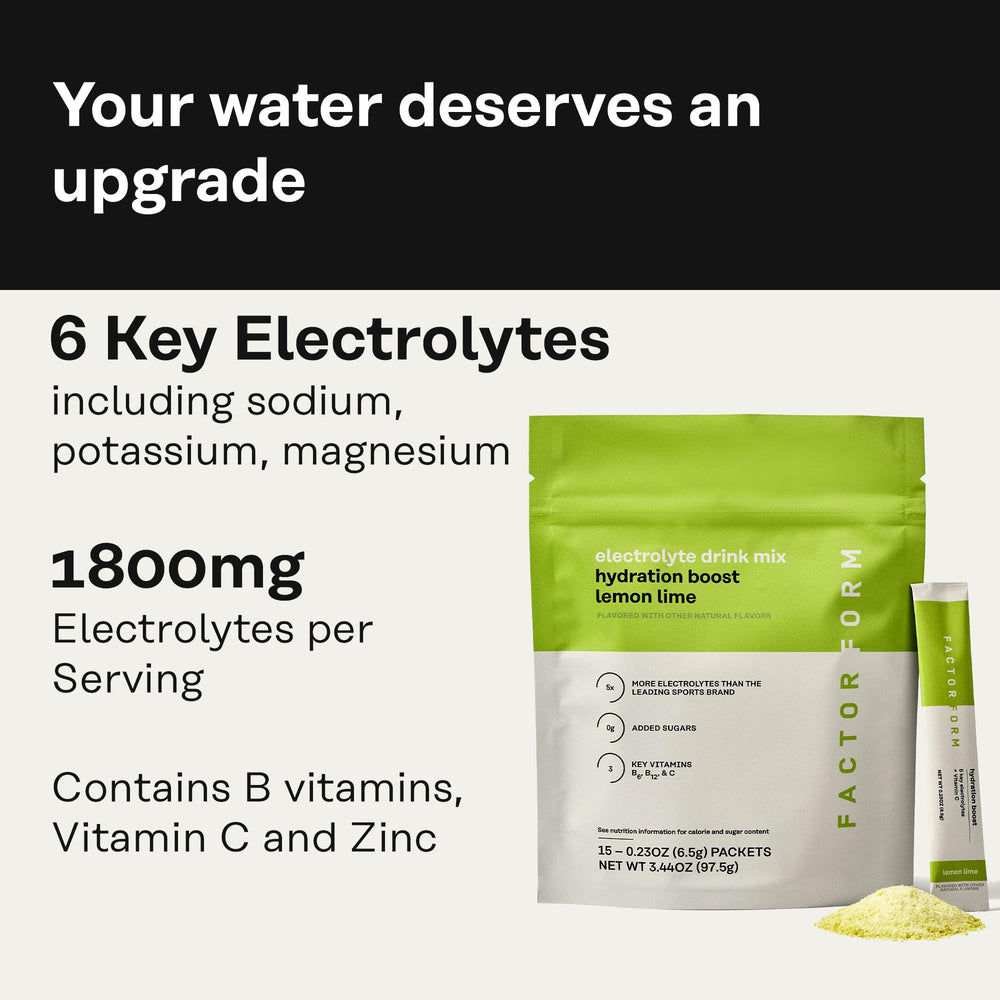 Single Lemon Lime hydration packet sachet