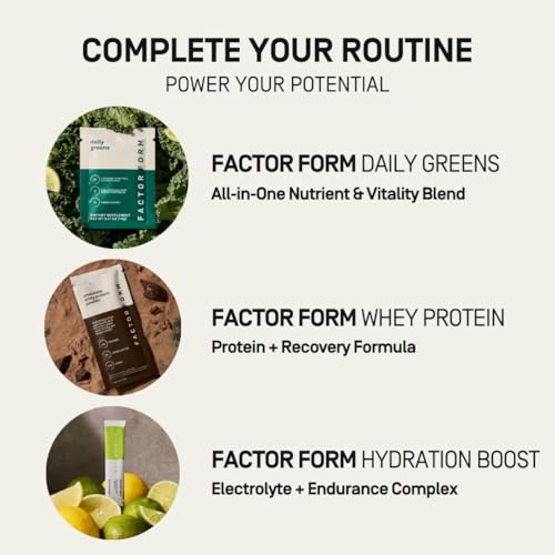 Factor Form gym shaker with powder illustrates portable protein on the go