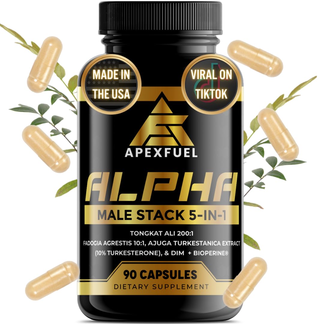 Front view of fadogia agrestis supplement for men bottle