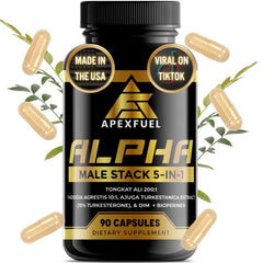 Front view of fadogia agrestis supplement for men bottle