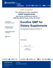 Product label of Absonutrix Fadogia Agrestis 590 mg Drops