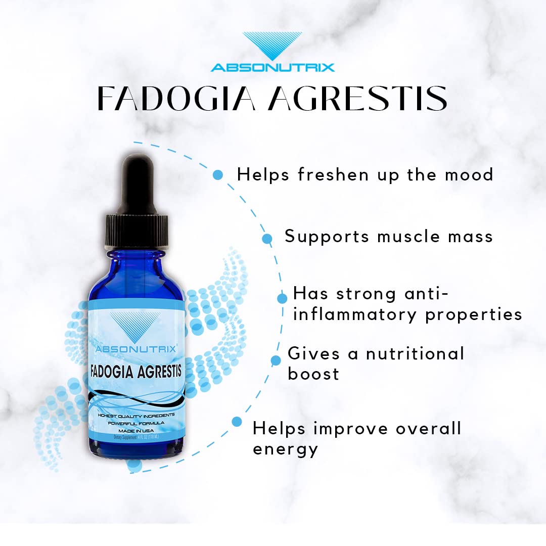 Absonutrix Fadogia Agrestis 590 mg Drops packaging and box