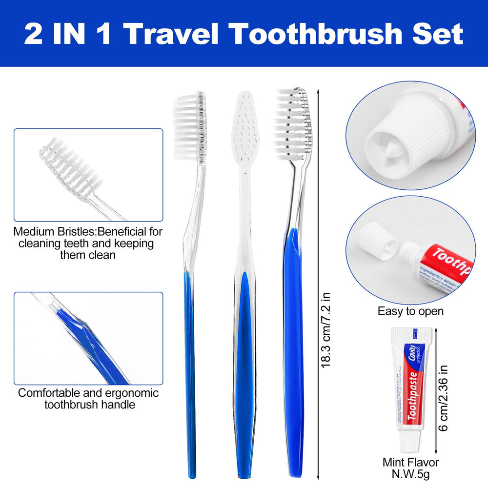 fafortune disposable toothbrushes for guests at home