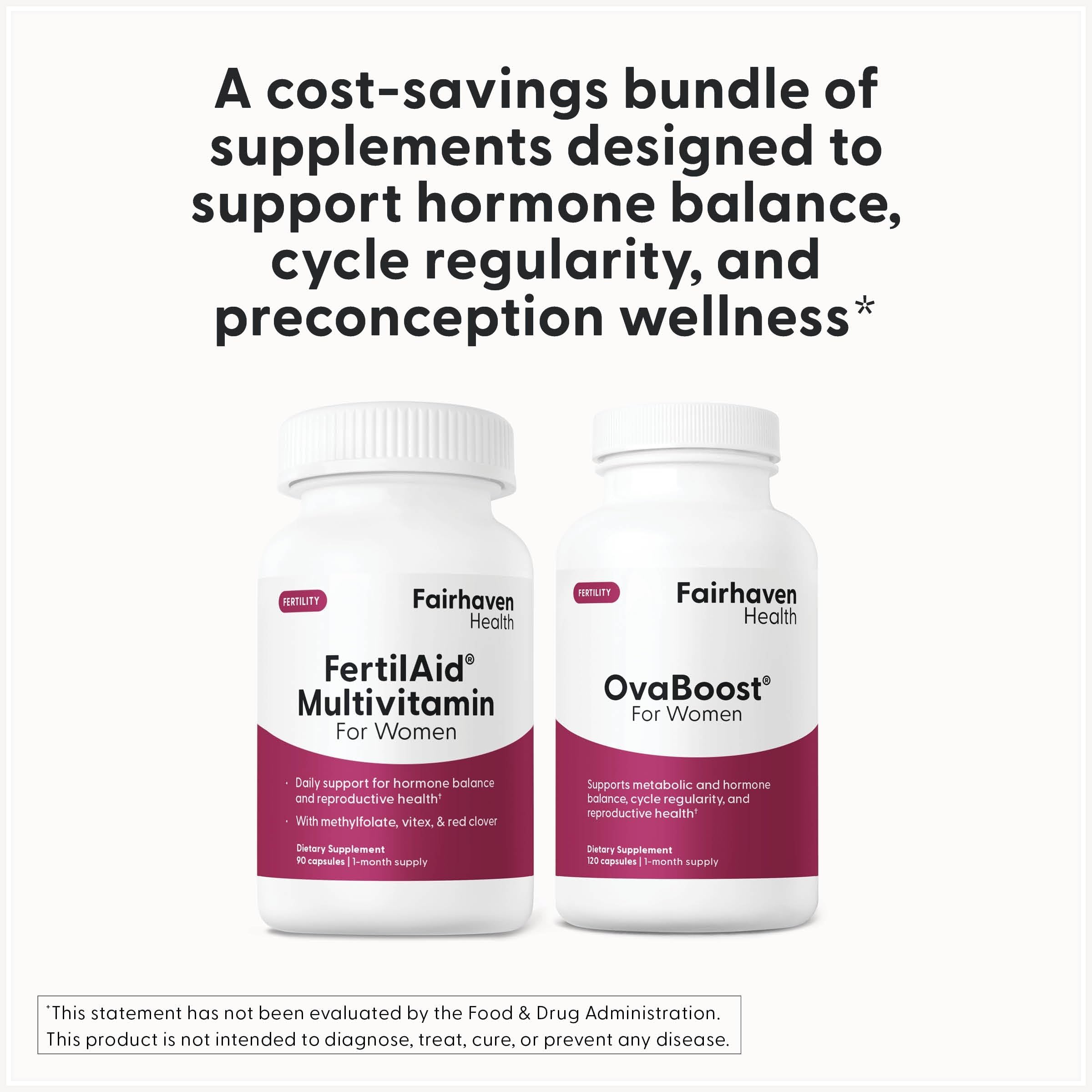 Fairhaven Health supplement label and ingredients view for transparency
