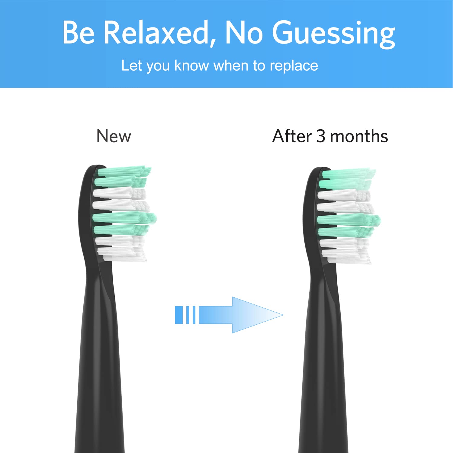 Curved design for thorough cleaning of hard-to-reach areas