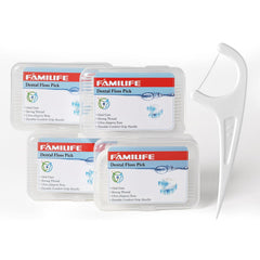 FAMILIFE floss picks with four travel cases