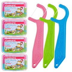 FAMILIFE 200-count kids dental flossers pack