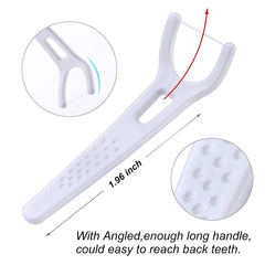 Unflavored floss picks for sensitive gums