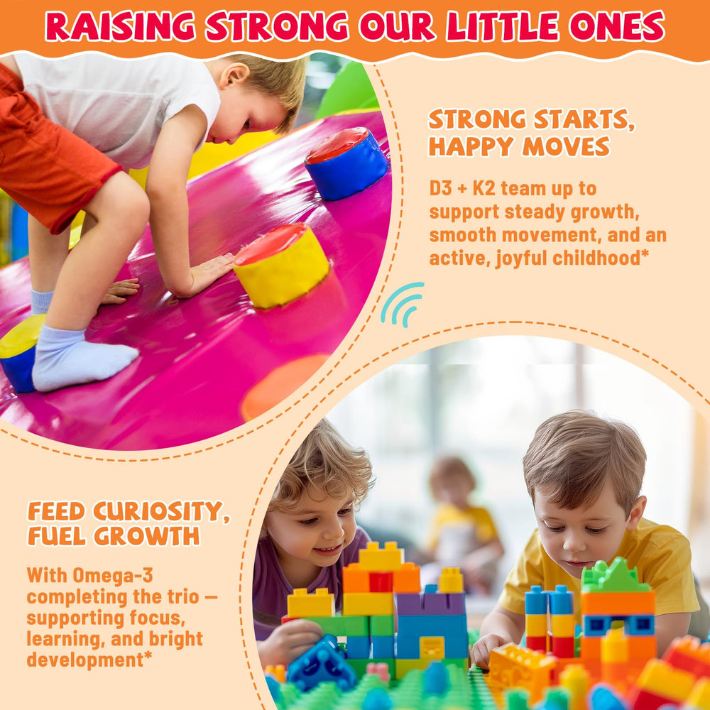 Family-friendly Vitamin D3 K2 liquid drops for kids and adults