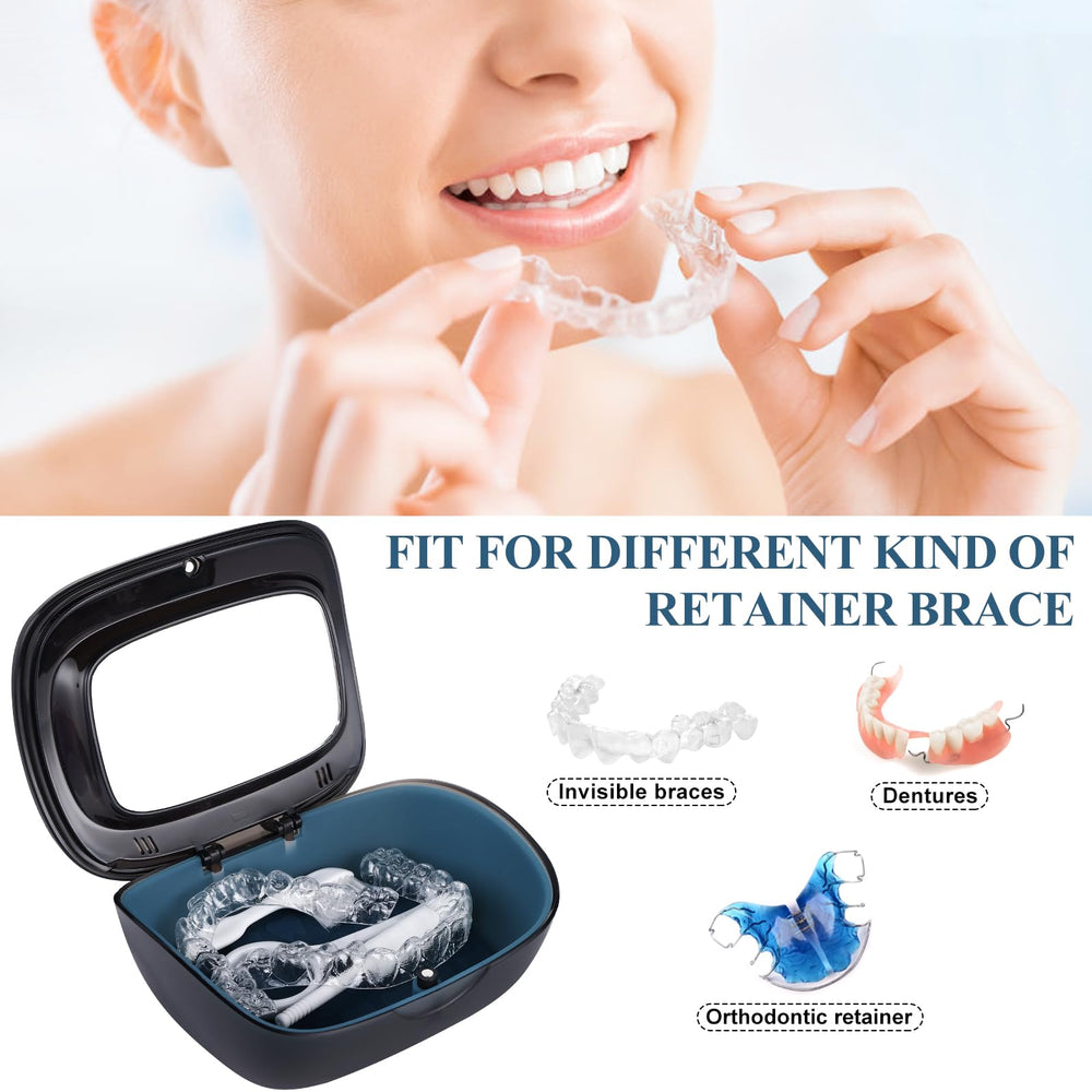 Family-friendly retainer cleaner bundled set