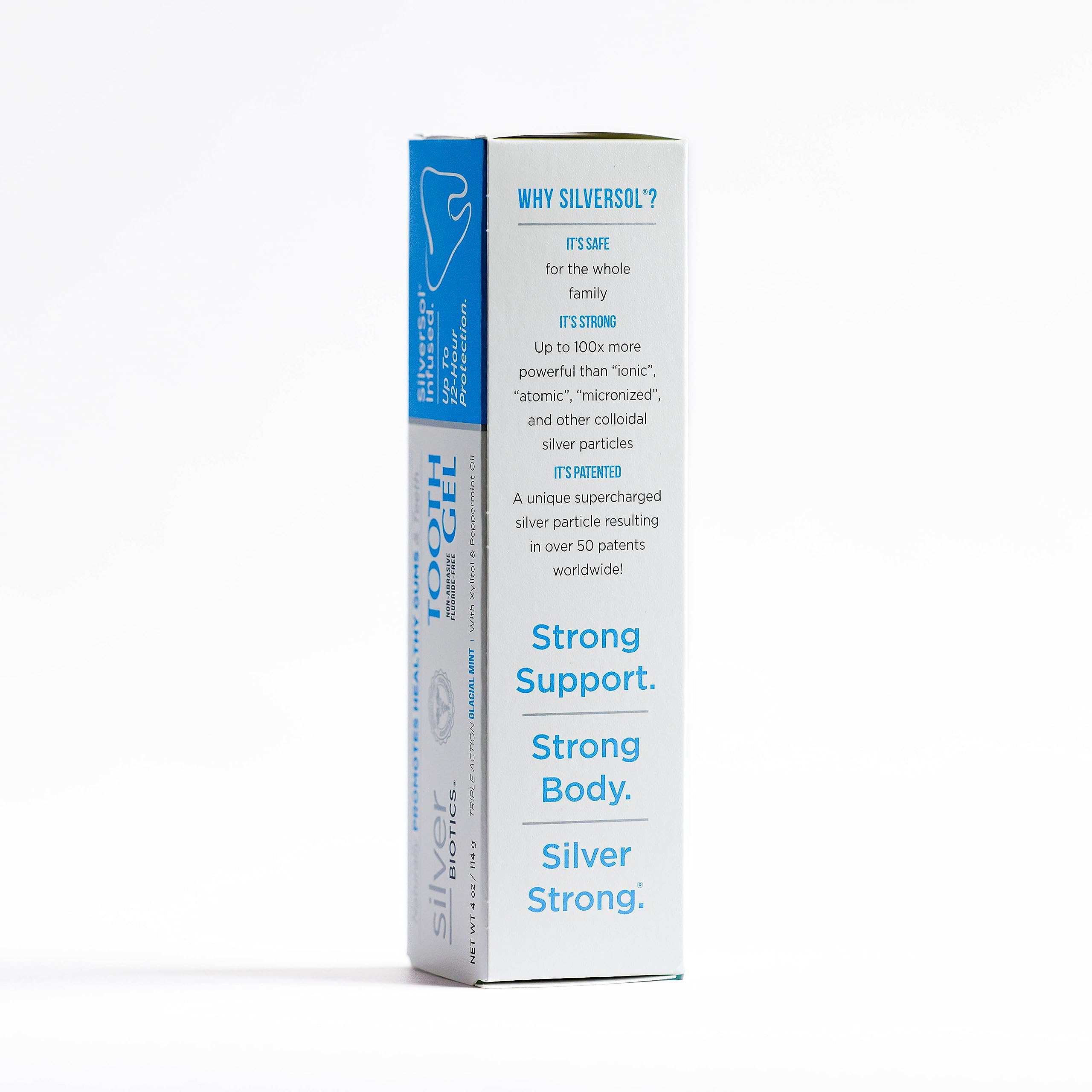 Family-friendly dental care branding with mint accents
