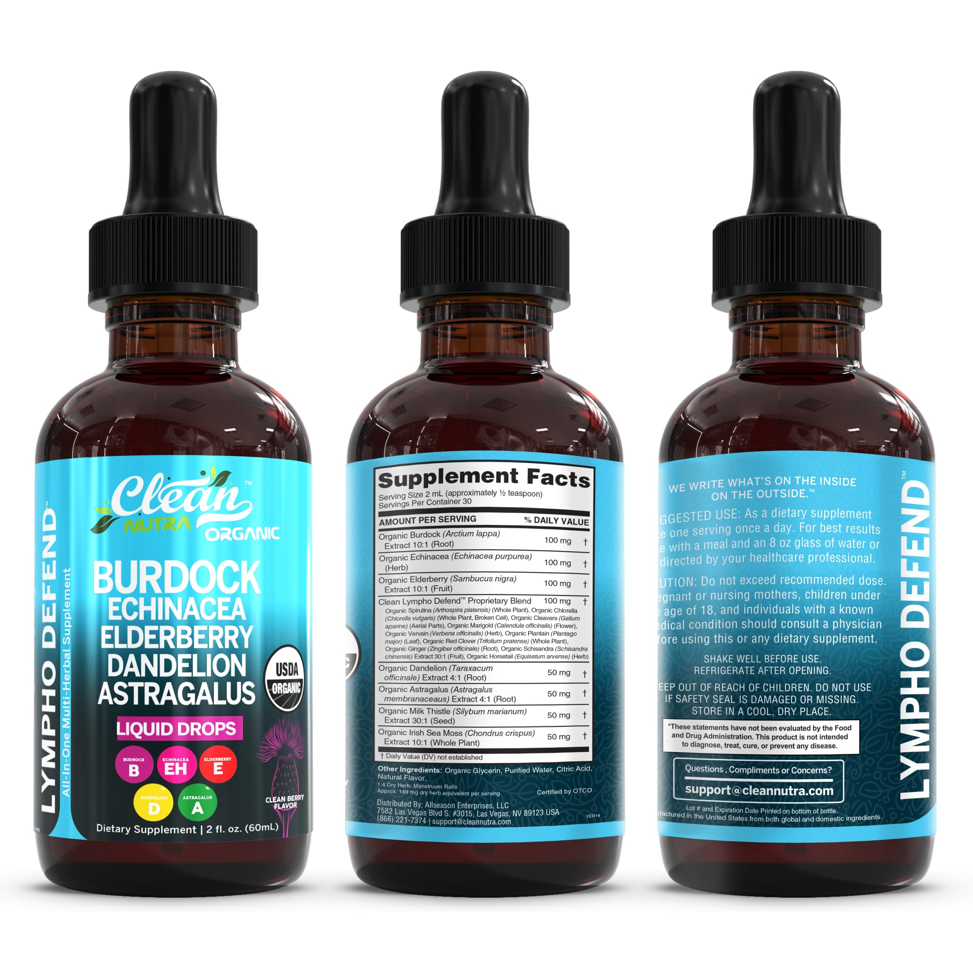 Family-friendly immune support drops for wellness