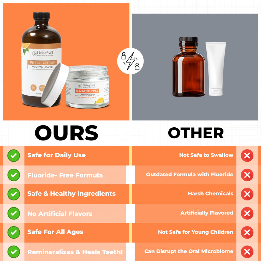 Family-friendly oral care setup for kids and adults