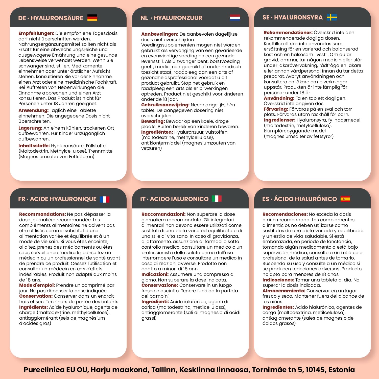 Trusted family-owned hyaluronic acid supplement brand