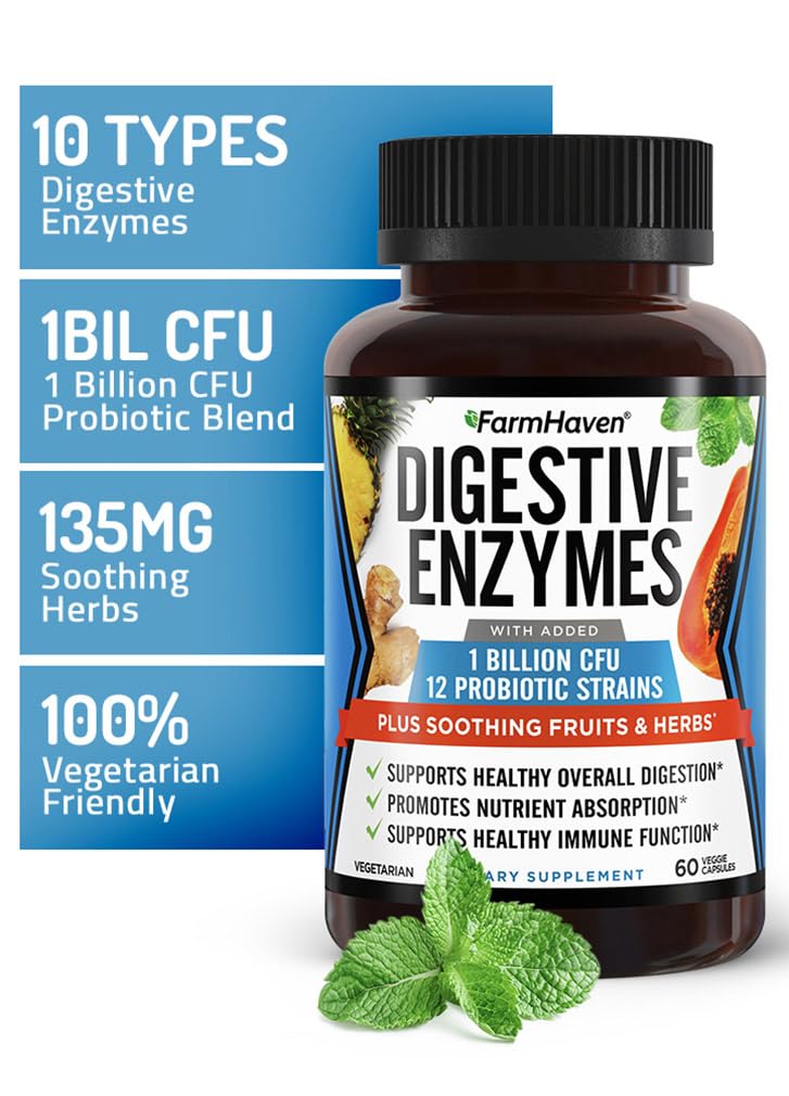 Protease and enzymes supplement for digestion