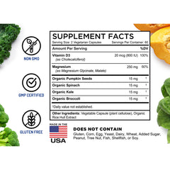 Vegetarian capsules in bottle