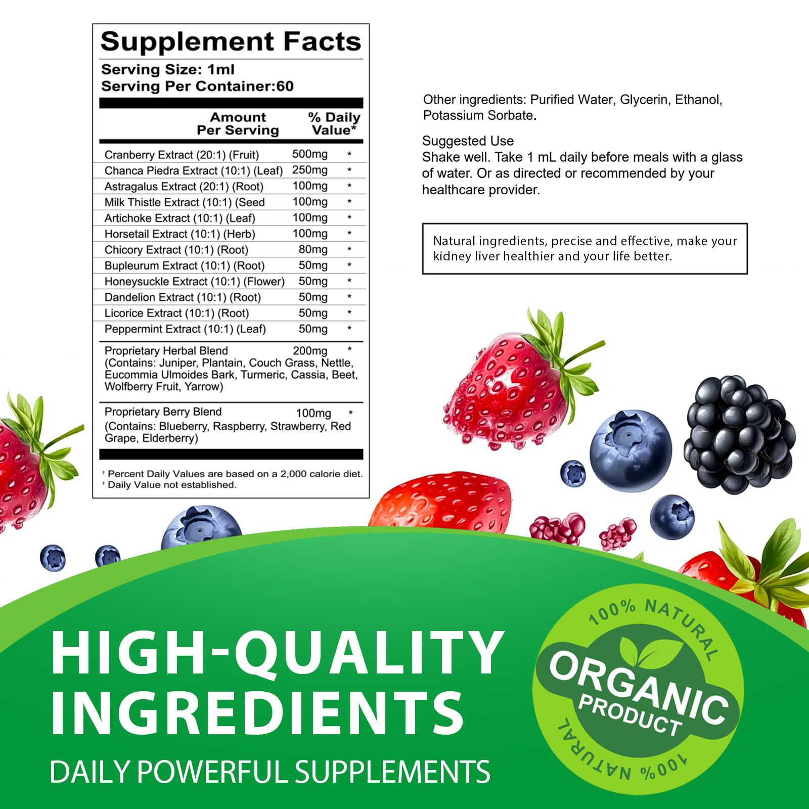 Fast-absorbing liquid drops for liver support