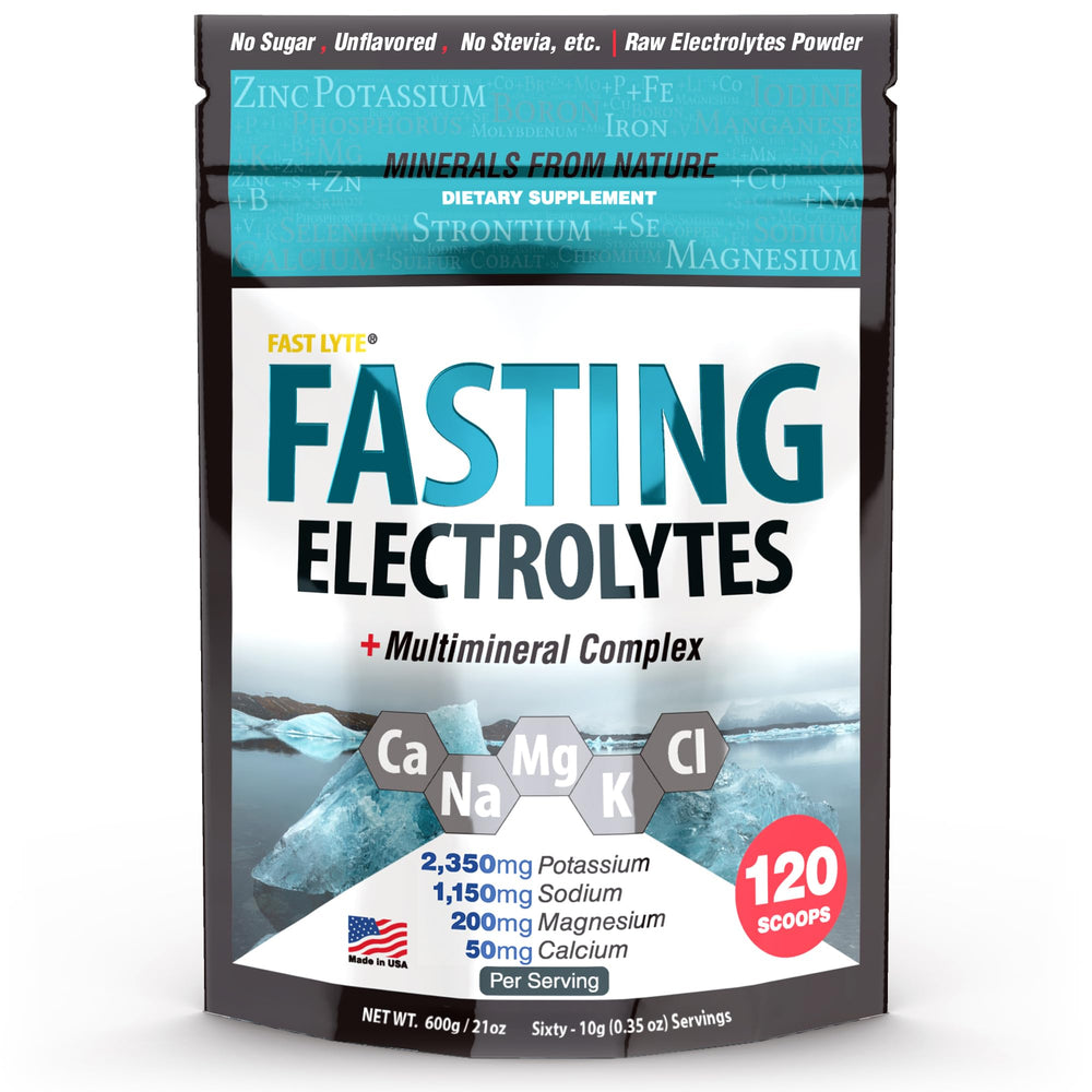 Fast Lyte electrolyte powder canister – sugar-free and unflavored