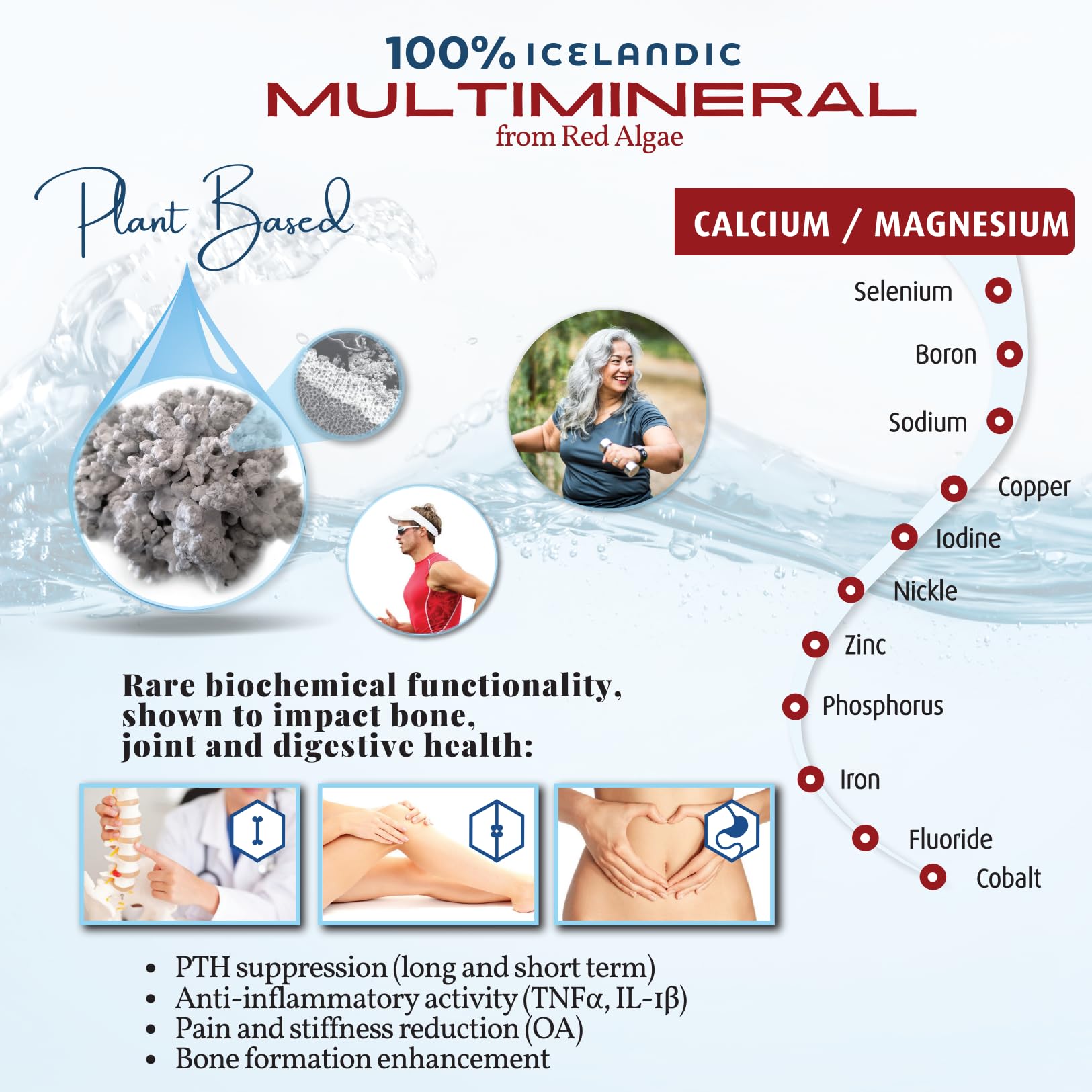 Keto-friendly electrolyte powder container with no sugar