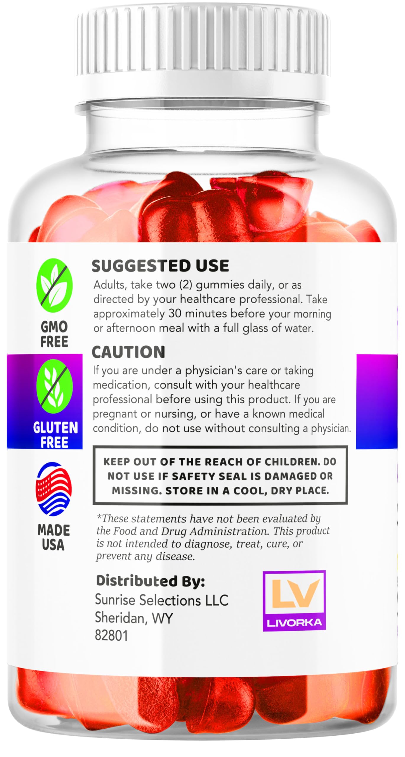 Label image for Fast Ripped Keto ACV Gummies 5-pack