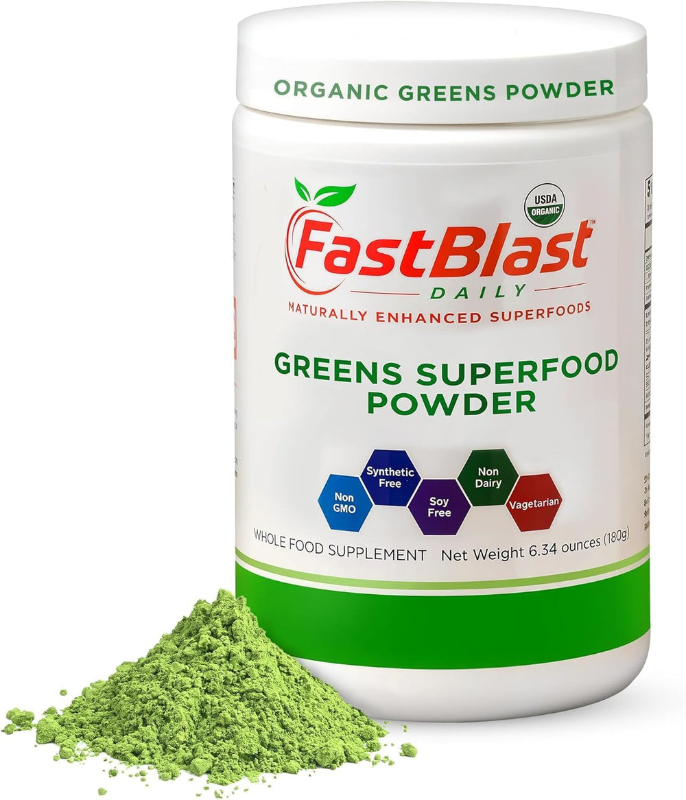 Kale, spirulina, and reishi components in the blend