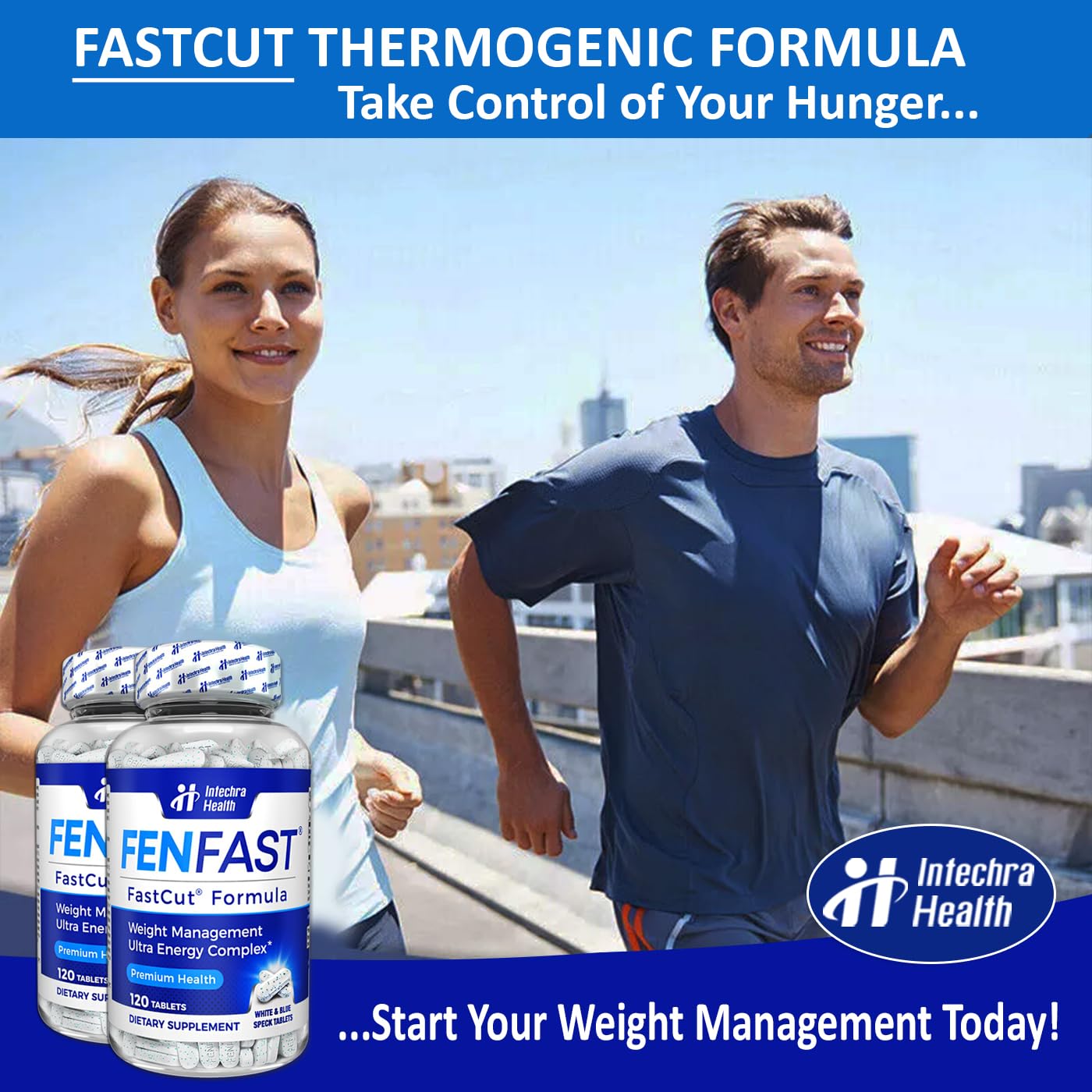 Energy boost concept with FASTCUT pills