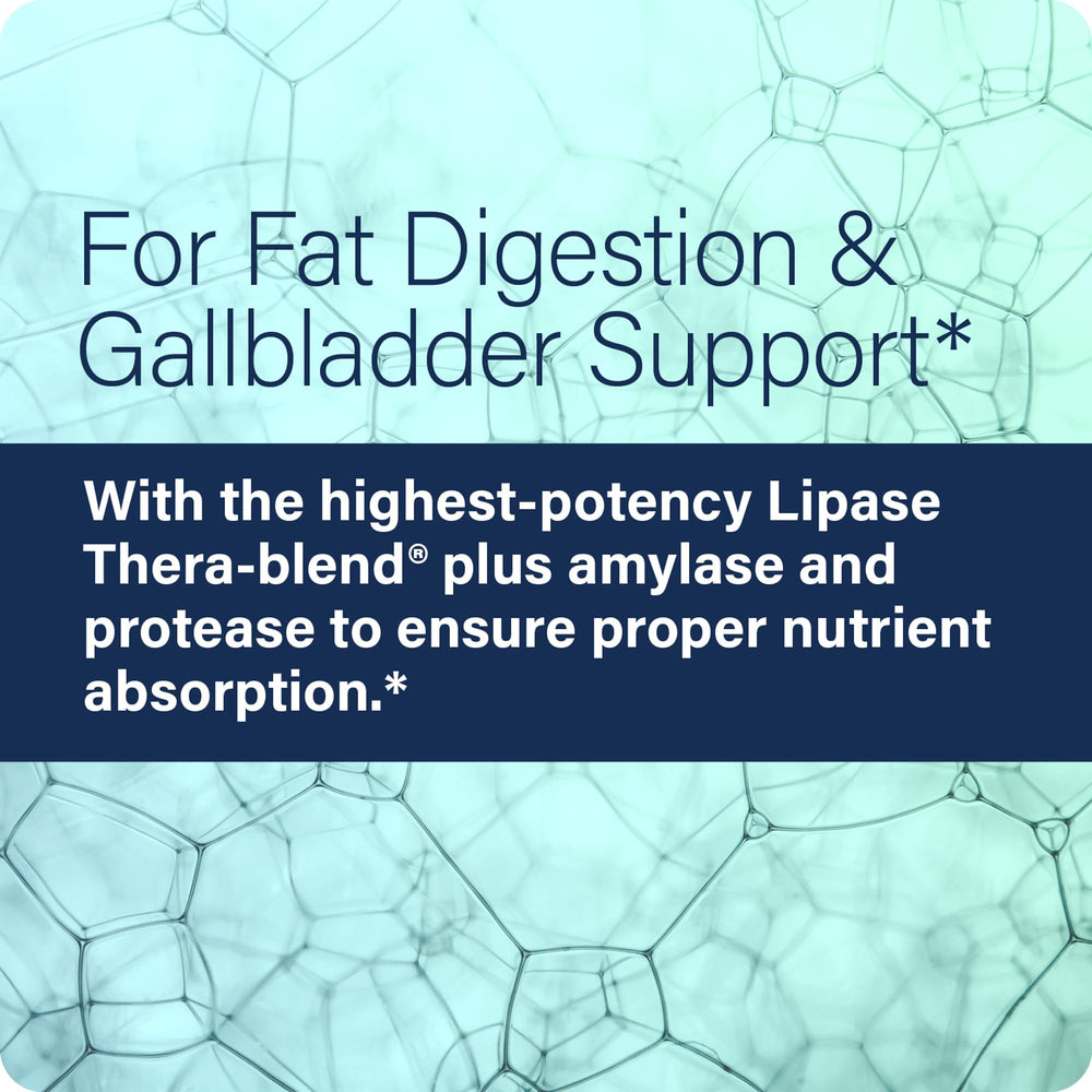 Graphic illustrating fat digestion support for Lypo Optimize