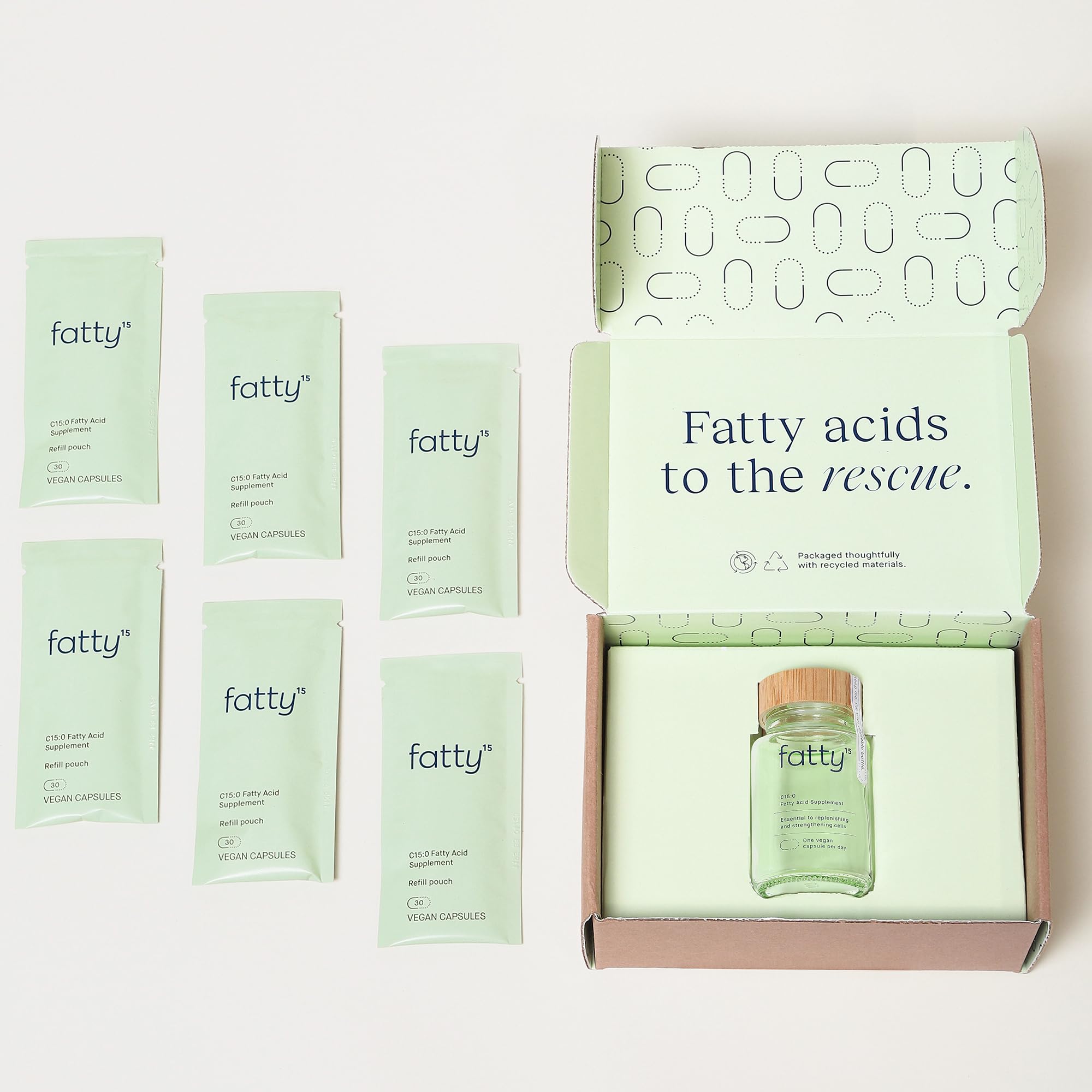 Close-up of Fatty15 C15:0 Pentadecanoic Acid ingredient highlight