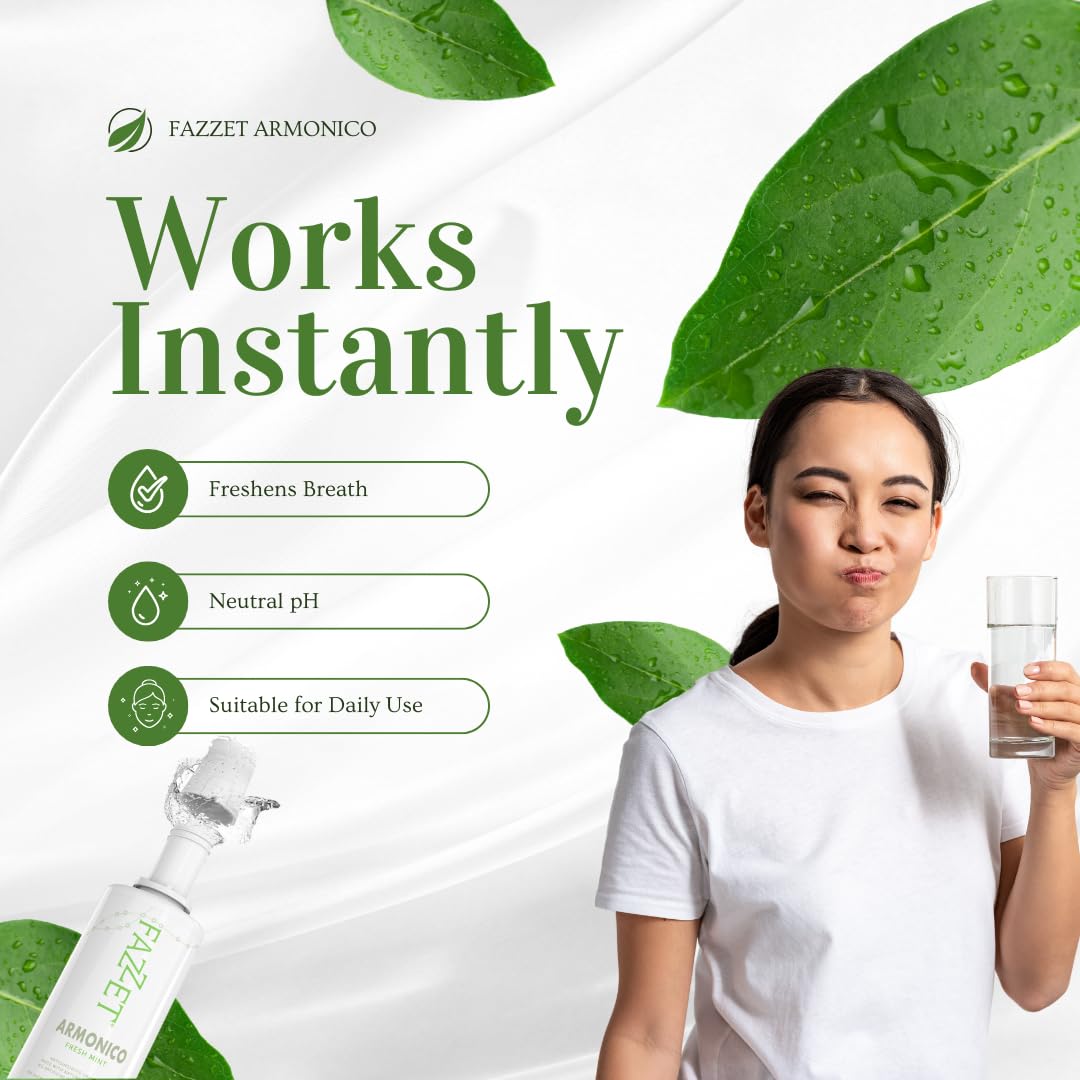 Open cap of FAZZET ARMONICO Anti-Gingivitis Mouthwash