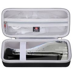 Exterior view of FBLFOBELI hard case in black for Nicwell, COSLUS, Oralfree, Waterpik WF-02