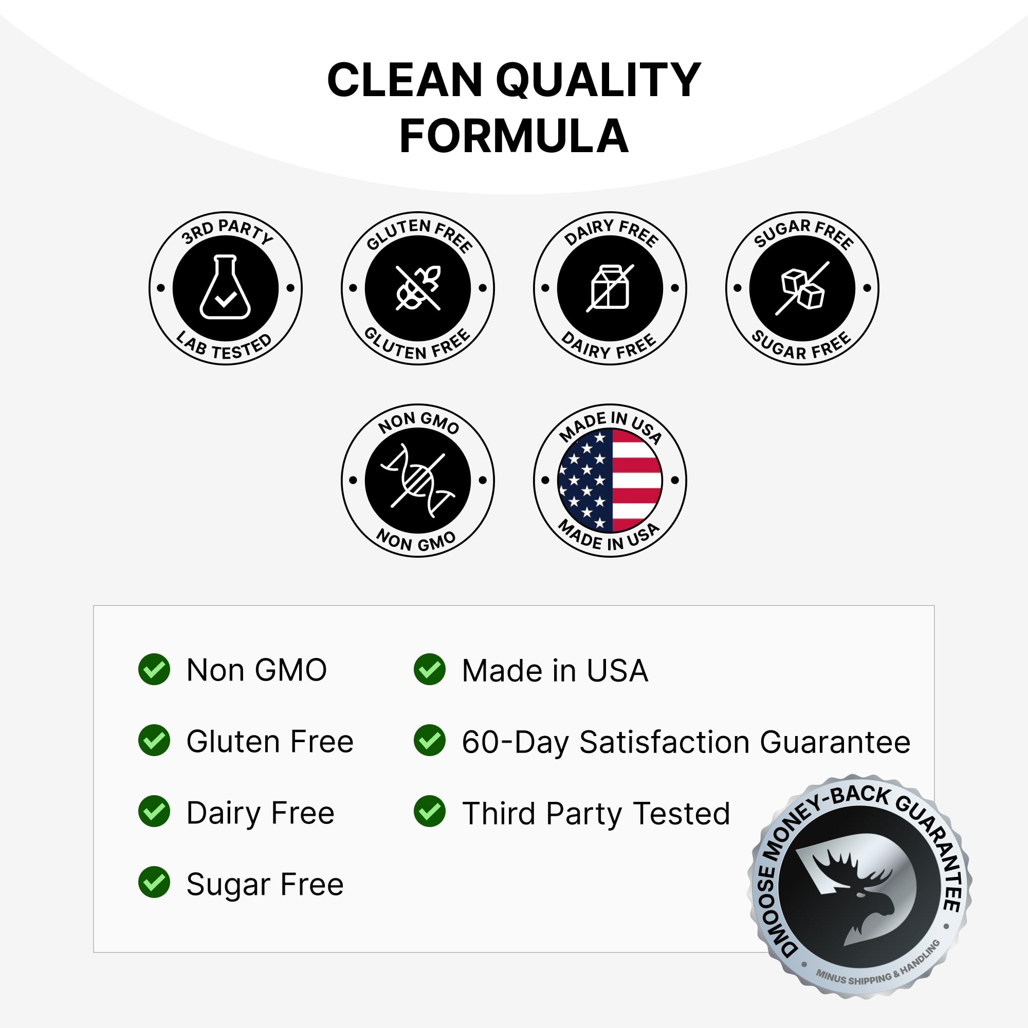 Manufactured in an FDA-registered, GMP-certified facility