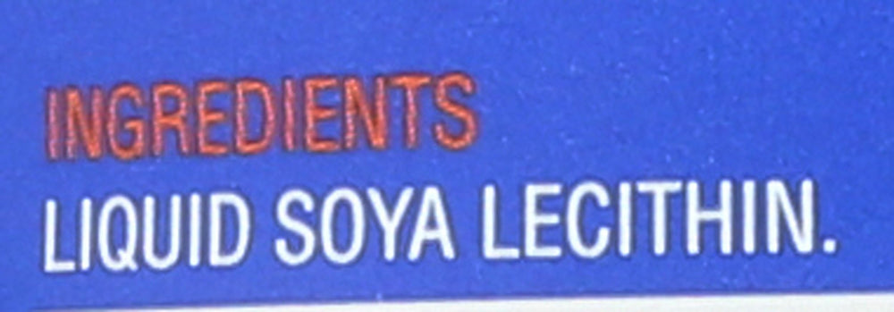 Ingredients panel for Fearn Liquid Lecithin