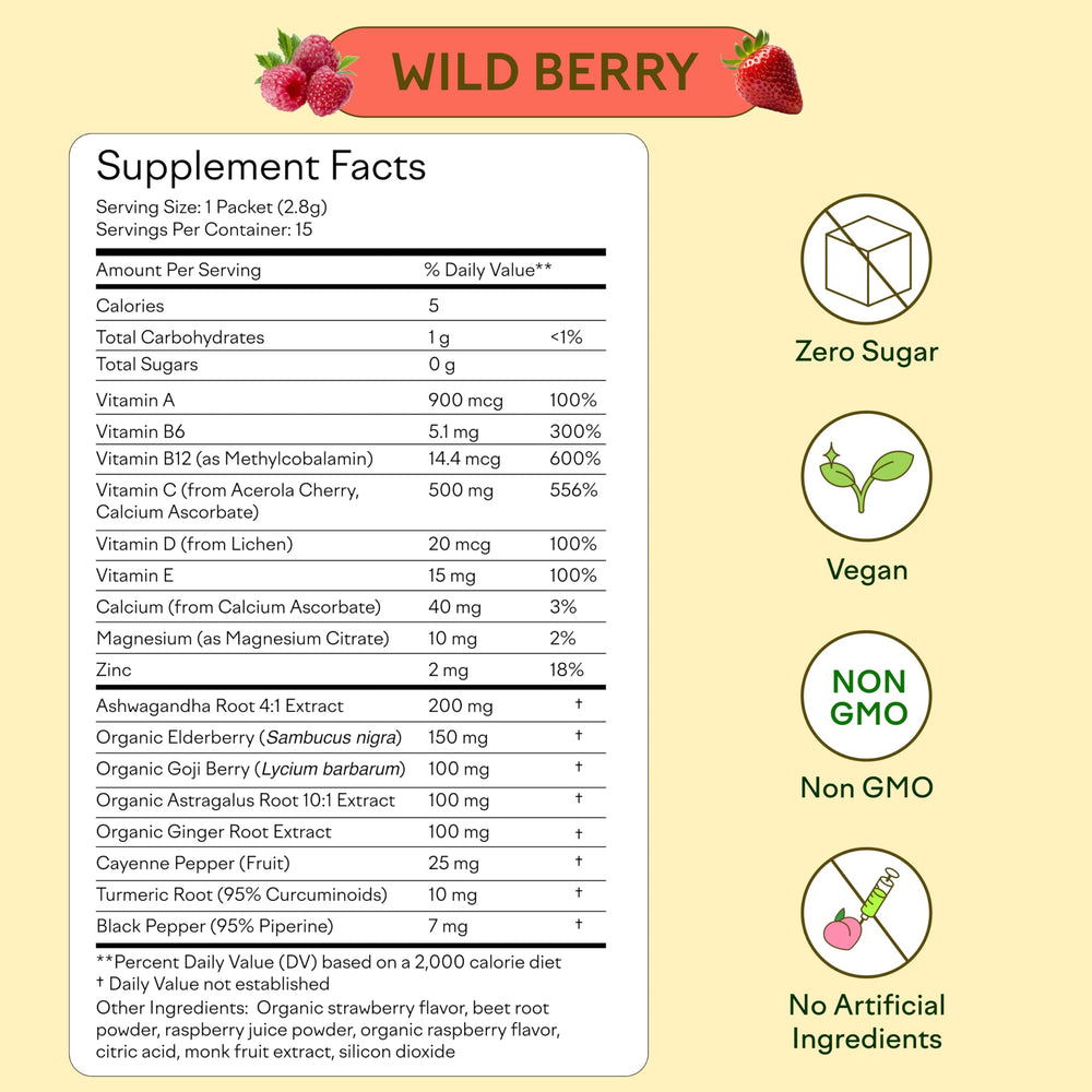 On-the-go sachet for Feel Goods Immunity Icon