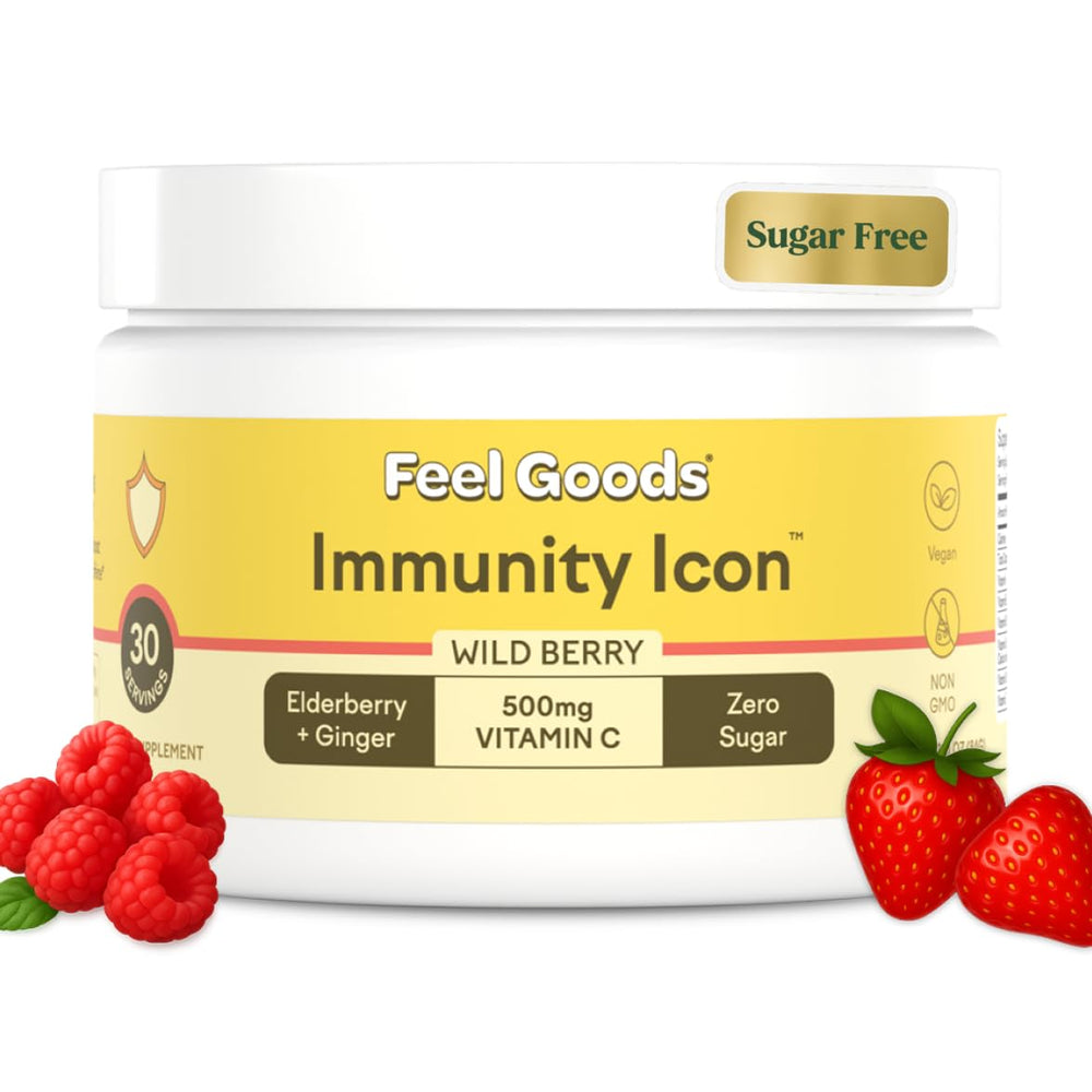 Feel Goods Immunity Icon zero sugar berry drink mix sachet