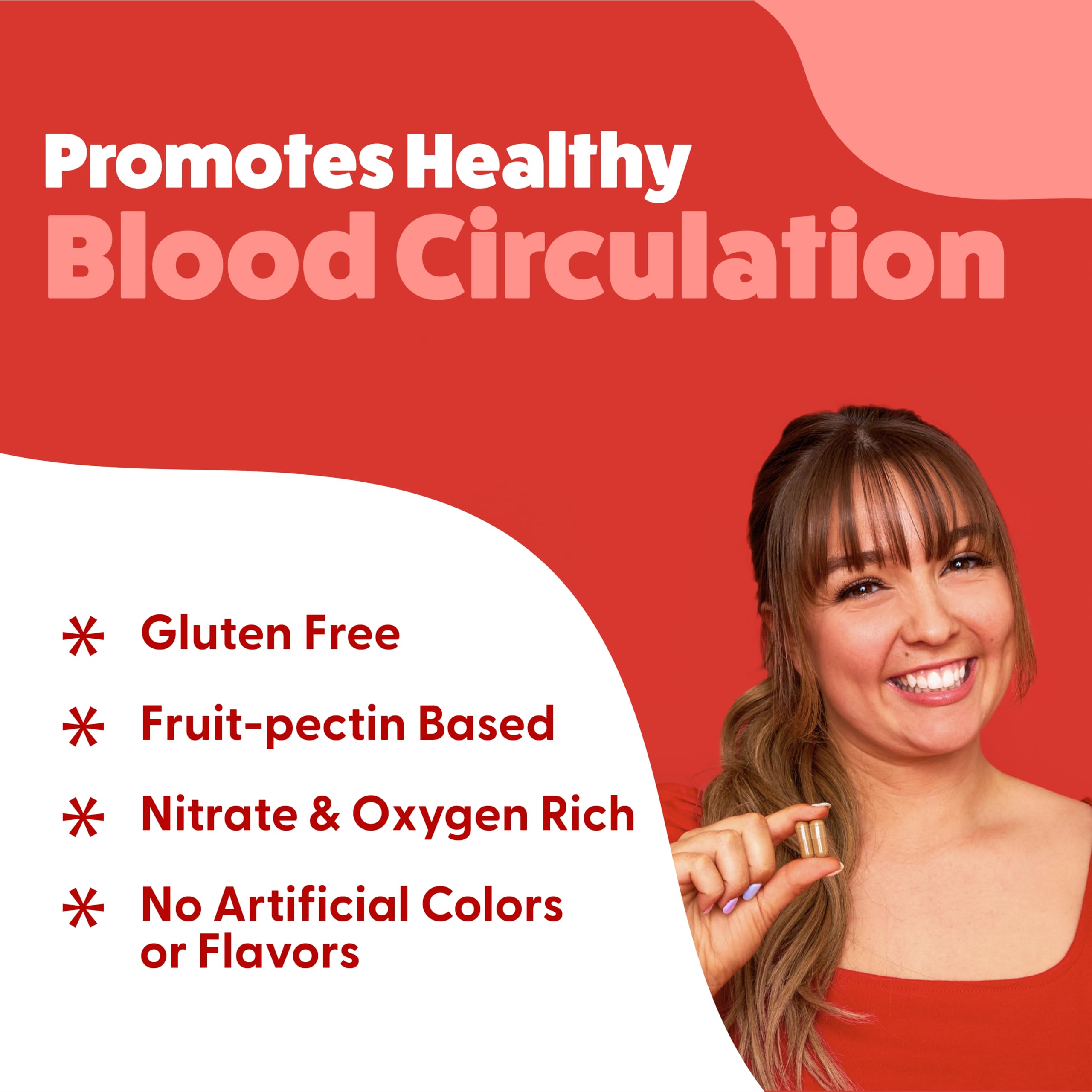 Feel Great Vitamins beet root tablets and label show pure ingredients and quality.