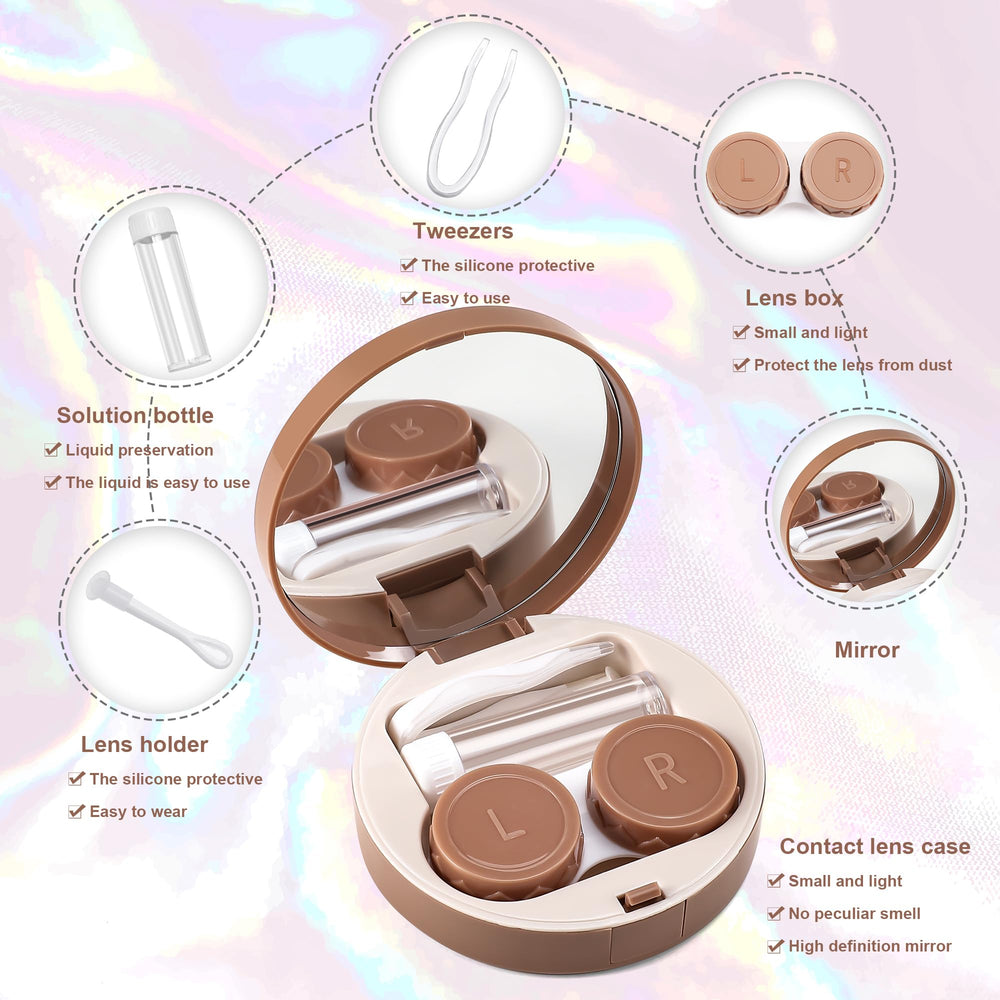 FEISEDY lens case kit including tweezers and remover tool