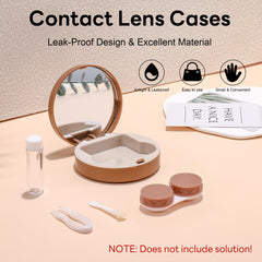 Leakproof cap and solution bottle included with FEISEDY case