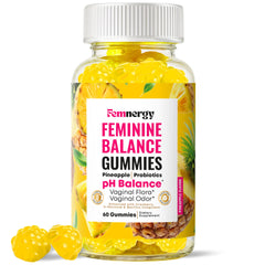 Feminine Balance Probiotic Gummies bottle and packaging