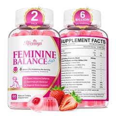 Feminine Balance Gummies bottle, 120 count