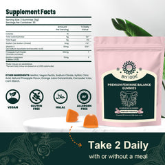 Pineapple-flavored gummies close-up