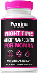Femme Nighttime Fat Burner bottle – front view