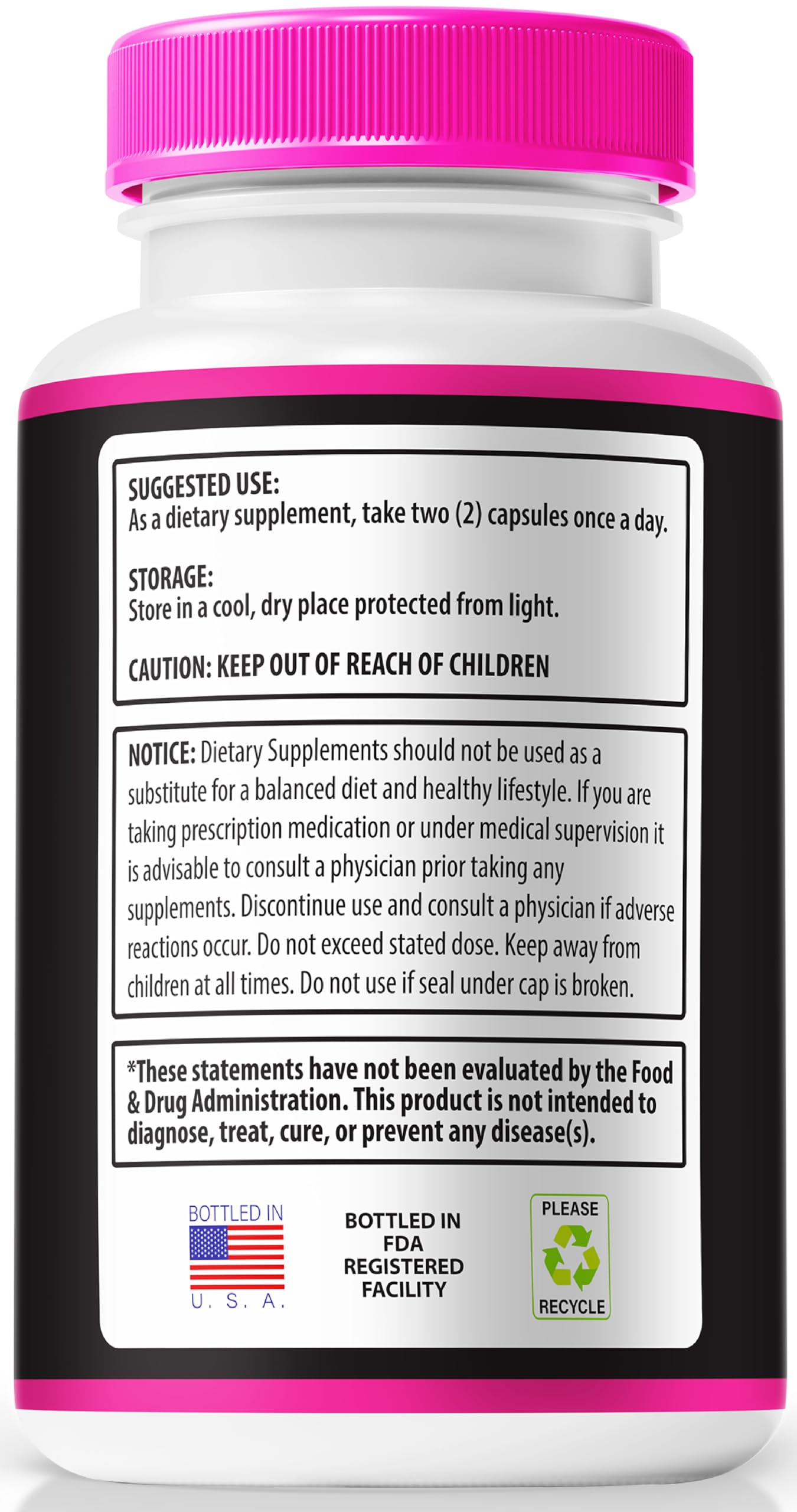 Femme Nighttime Fat Burner bottle on a white background