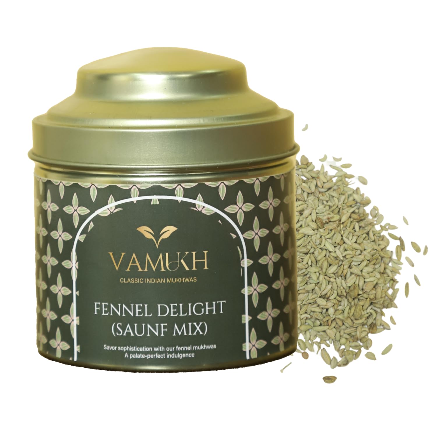 Front view of Fennel Bliss jar with label