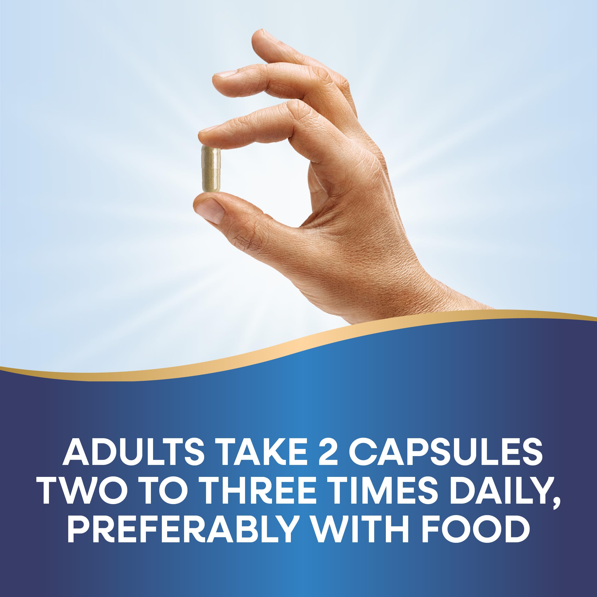 Dairy-free vegan supplement label