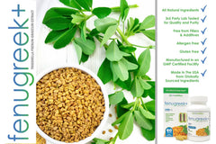 Fenugreek extract ingredients visual