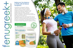 Close-up of Fenugreek+ capsules